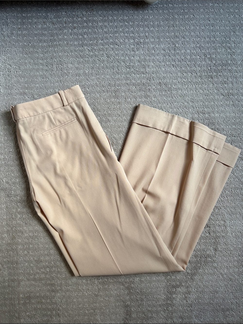 Chloe Cream Boot-Cut Trousers